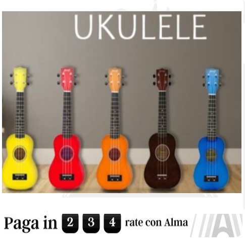 UKULELE EKO Soprano con borsa
VARI COLORI
