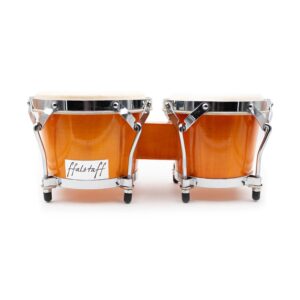 BONGO FFSTALF  Bongo in Legno - Misure Pelli 6.7" & 7.5" (Natural)