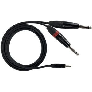 CAVI AUDIO JACK STEREO 3,5MM - 2 X JACK MONO 6,3MM