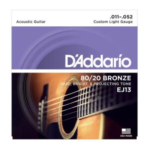 Muta per Chitarra Acustica 80-20 Bronze 11/52