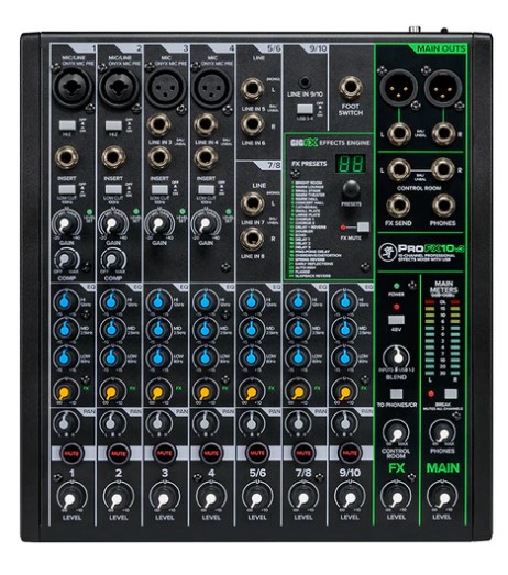 MIXER Mackie PROFX10V3 Mixer USB 10 Canali effetti professionali x live home recording