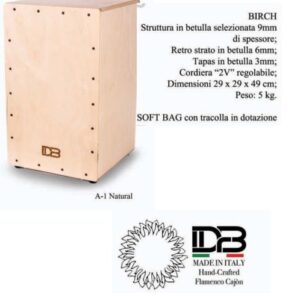 CAJON A-1 NA CON SOFT BAG E TRACOLLA IN DOTAZIONE