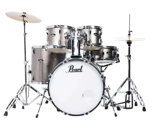 BATTERIA ACUSTICA PEARL PEARL RS525SC/C707 Batteria Acustica 5pz con Hardware e piatti Sabian + sgabello
