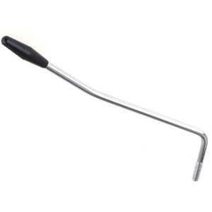 Leva per Ponte Tremolo Standard Cromata diametro 5,2 (Pomello Nero)