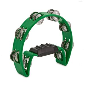 TAMBURELLO CON SONAGLI VERDE