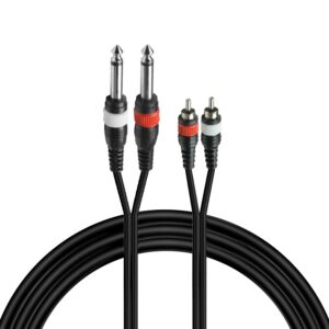Cavo 2x RCA - 2x Jack 3 mt.
