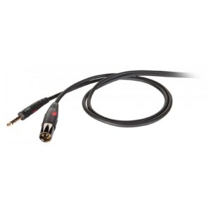 CAVO CANNON BILANCIATO XLR 3P M A JACK STEREO 6.3, 1MT
