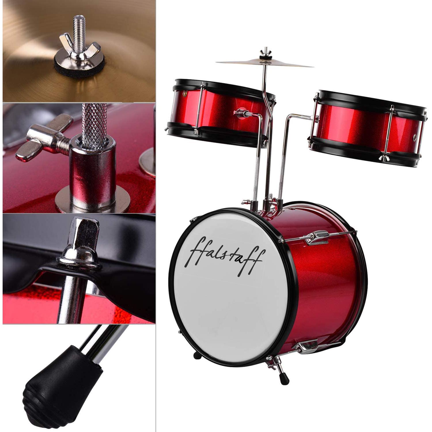 Batteria Baby 3 Pezzi Completa (Rossa) - immagine 2
