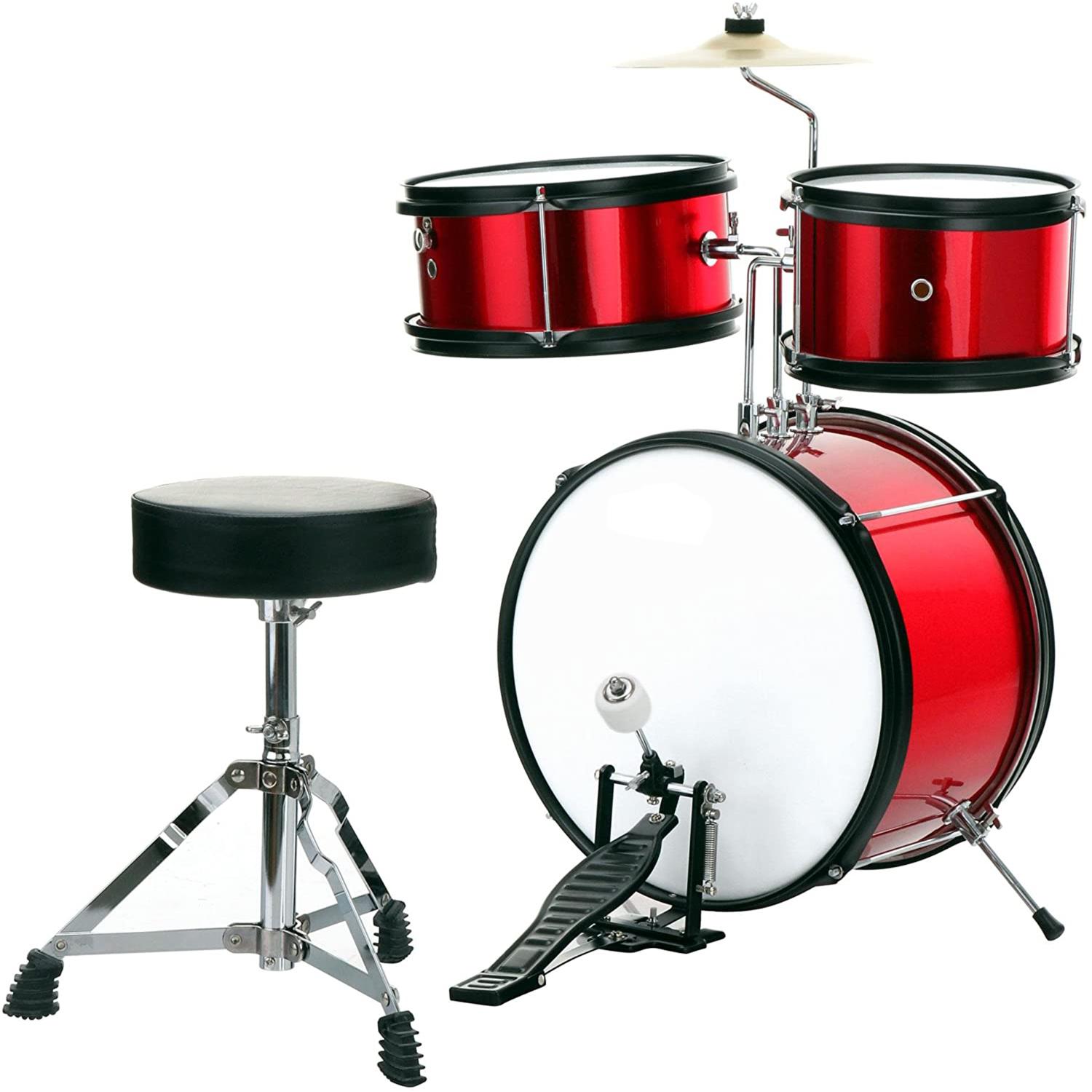 Batteria Baby 3 Pezzi Completa (Rossa) - immagine 4