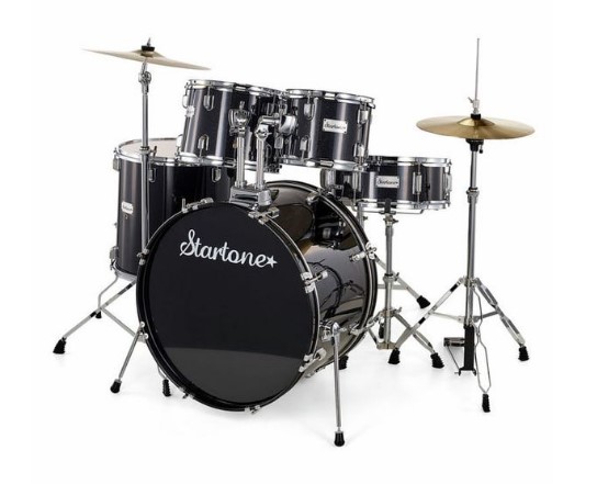 BATTERIA ACUSTICA NERA STAR ONE