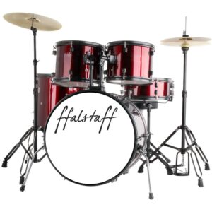 Batteria acustica 5 Pezzi con Cassa da 22" + sgabello+ bacchette