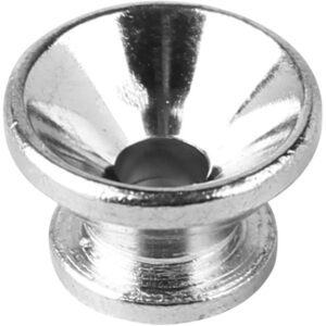 Bottone in Metallo con Vite per Tracolla Chitarra Argento PZ 4 0,49 0 1,96 A22