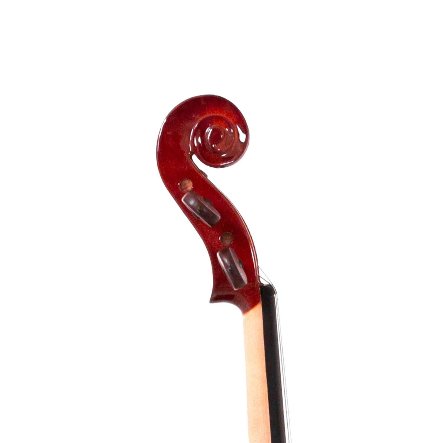 Violino 4/4 Massello "Accademy" Finitura Lucida, parti in Palissandro, Arco Superior, colofonia Rosin (Custodia Rettangolare ed Accessori) - immagine 4