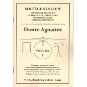 Solfège syncopé - Volume 1 - Dante Agostini - solfeggio per batteristi