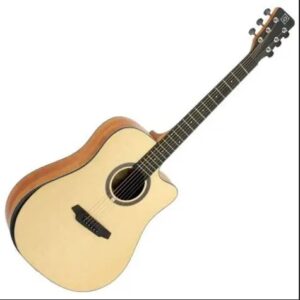 Chitarra Acustica Elettrificata Oqan QGA-100 CE NAT con Preamp