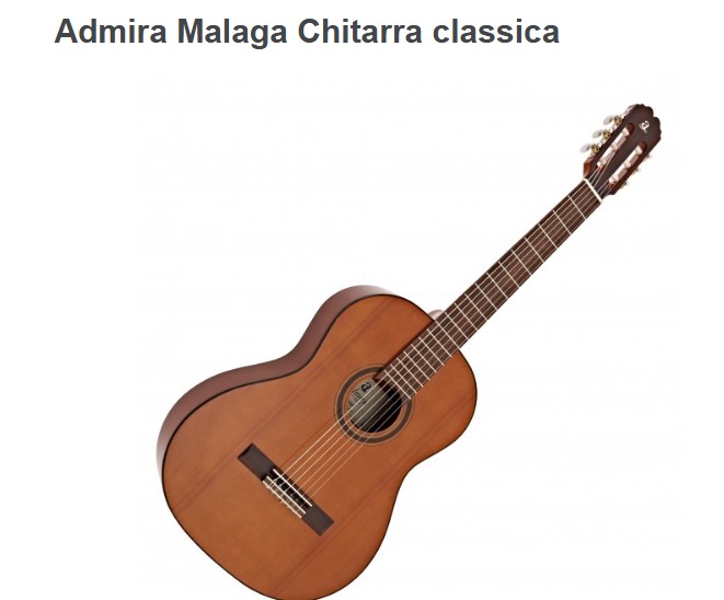 CHITARRA CLASSICA ADMIRA MALAGA