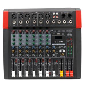 Mixer/Scheda Audio 6 canali, multieffetto DSP, interfaccia USB, lettore Mp3, Bluetooth