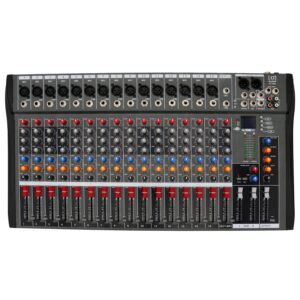 Mixer/Scheda Audio 16 canali (reali) MP3 USB Bluetooth con Effetto Echo