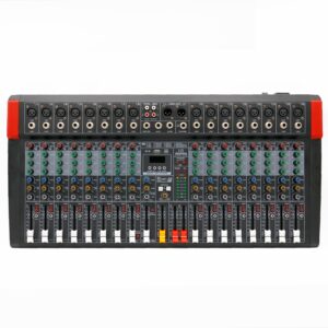 Mixer/Scheda Audio 16 canali, multieffetto DSP, interfaccia USB, lettore Mp3, Bluetooth