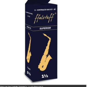 Ance per Sax Contralto "Superior" n. 1 e 1/2 (Pacco da 5)