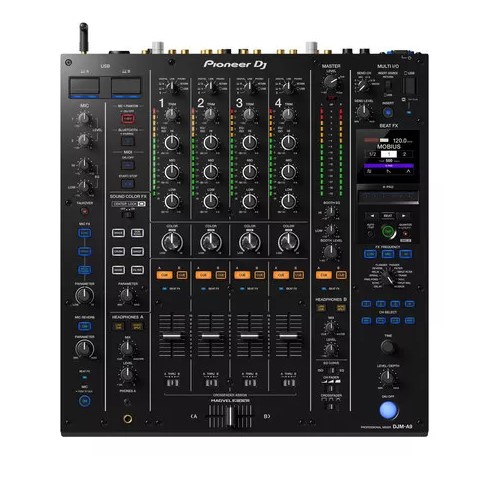 Pioneer DJM-A9 DJ Mixer Black 4-Channel 105dB