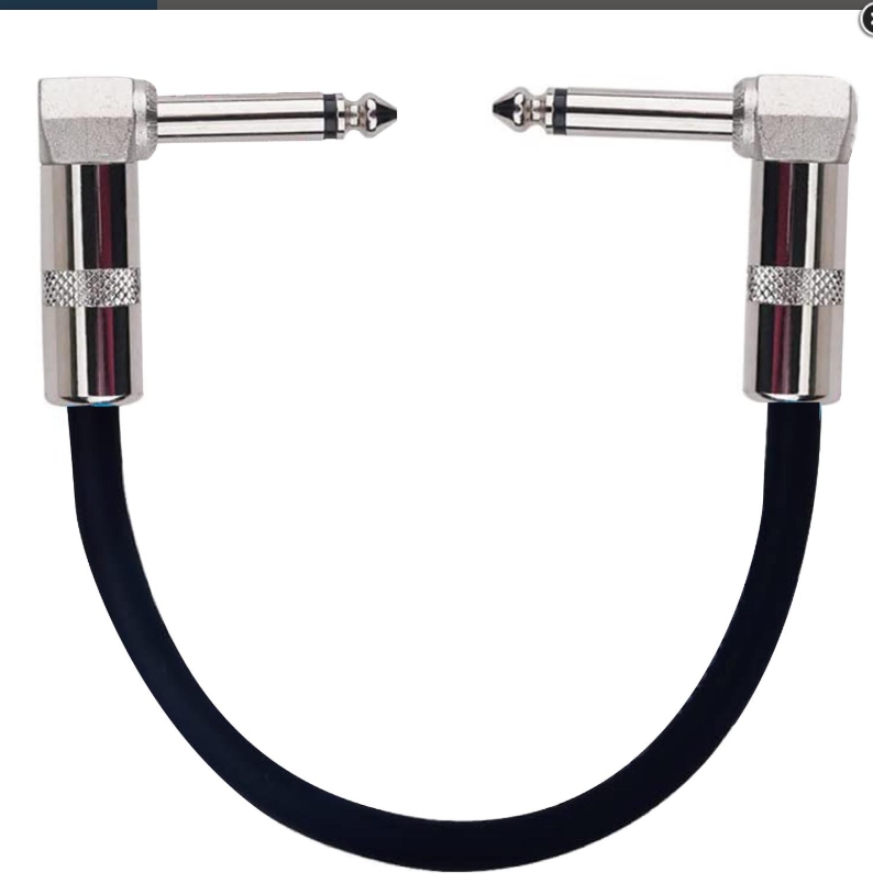 Cavo doppio jack 90° - 20 cm
