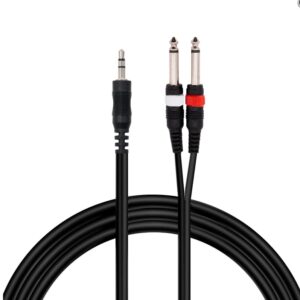 Cavo 1x Mini Jack Stereo 3,5 mm - 2x RCA 3 mt.