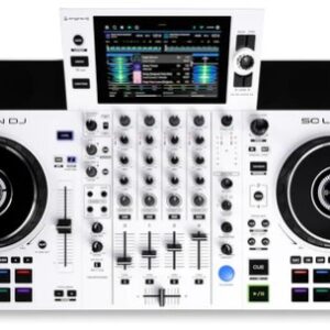 Denon Dj SC LIVE 4 WHITE Controller Dj 4Deck Disp.7" M.Integr. Router WI-FI Int.