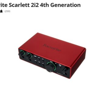SCARLETT 2I2 STUDIO 4ª GENERAZIONE