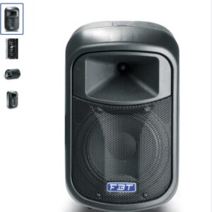 FBT J 8A Diffusore audio attivo professionale 200W + 50W RMS - 124dB SPL, Nero