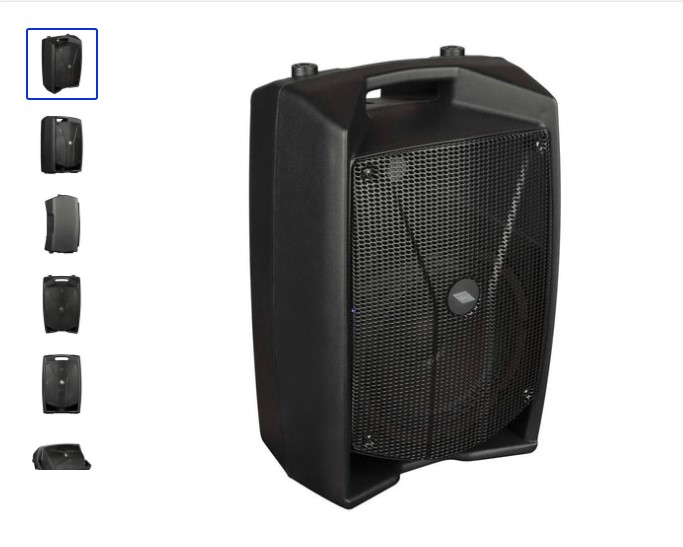 Proel V10 PRO Diffusore Audio Attivo 2vie 600W Picco sezione DSP x suono HQ Nero