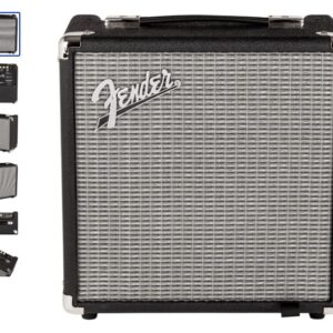 Fender Rumble 15 (V3) Black/Silver Amplificatore combo portatile x basso da 15w