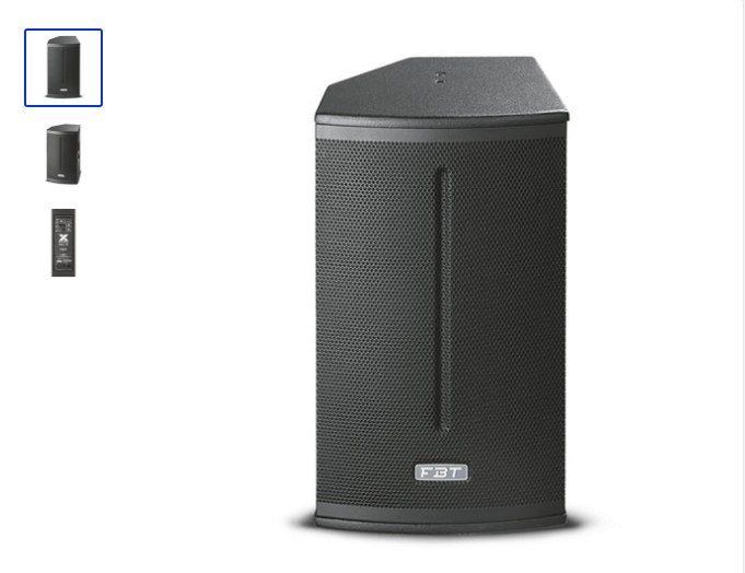 FBT X-PRO 110A Diffusore attivo 2Vie mixer 3C modulo Bluetooth 1500W picco, Nero
