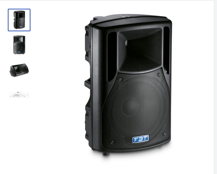 FBT HIMAXX 60A Cassa Diffusore Attivo Professionale da 15" 1350w di picco, Nero