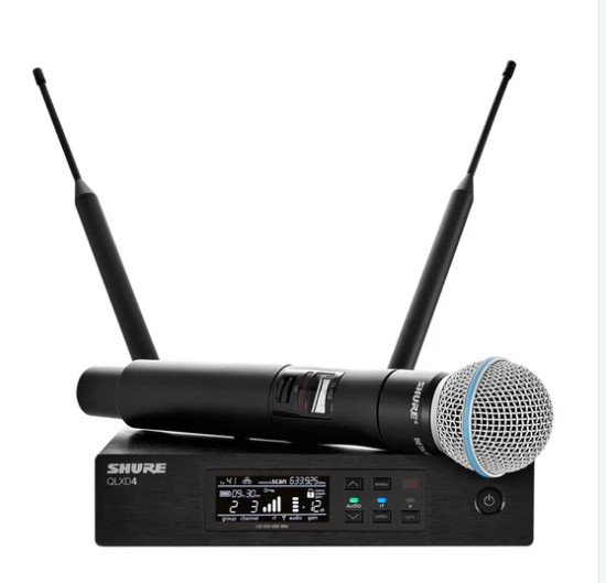 Shure QLXD24E-B58-G51 Sistema Microfonico Profess. Wireless Palmare con Beta58
