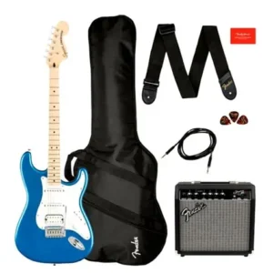 Fender Affinity Series Stratocaster HSS Pack Lake Placid Blue Kit Chitarra Elet.