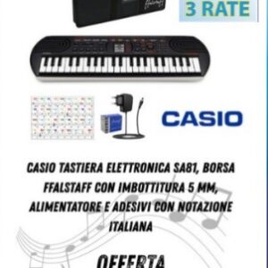 KIT CASIO SA80 BLACK 2026